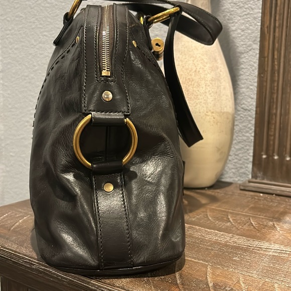 YSL leather handbag. Satin interior. In GUC. Has rubbing on corners. CLR price - Picture 13 of 14